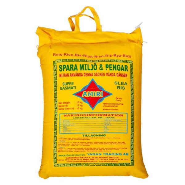 amiri 10kg Basmati Ris, Amiri 10kg
